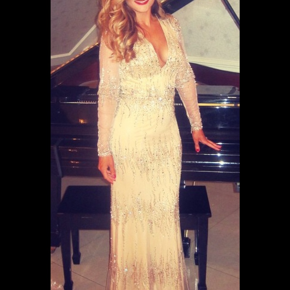 TERANI COUTURE FORMAL EVENING PAGEANT GOWN GL3911